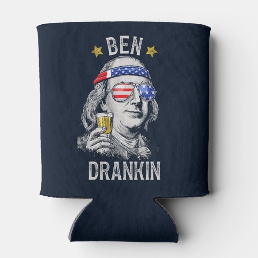 Ben Darnkin Funny 4th july 缶クーラー (裏面)
