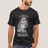Ben Darnkin Funny 4th july Tシャツ (正面)