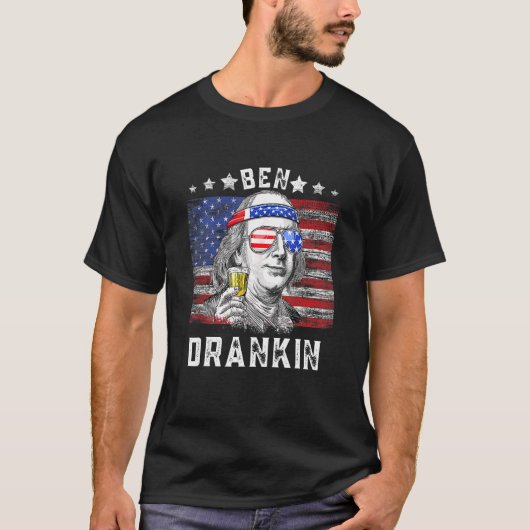 Ben Drankin 7月4日Patriotic 1 Tシャツ (正面)