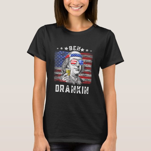 Ben Drankin 7月4日Patriotic 1 Tシャツ (正面)