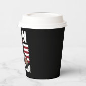 Ben Drankin Beer 7月4日ヴィンテージ国旗おもしろい 紙コップ (左)