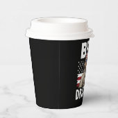 Ben Drankin Beer 7月4日ヴィンテージ国旗おもしろい 紙コップ (右)