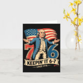 Ben Franklin 67 Meme Keen It 7-6 History Teacher S カード (黄色い花)