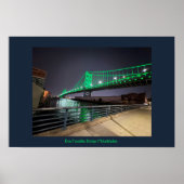 Ben Franklin Bridge Philadelphia Poster ポスター (正面)
