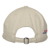 BEN FRANKLIN FREEDOM FOR SECURITY PATRIOT CAP 刺繍入りキャップ (裏面)