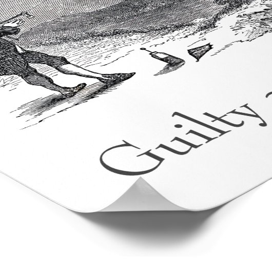 Ben Franklin Guilty as Charged ポスター (角)