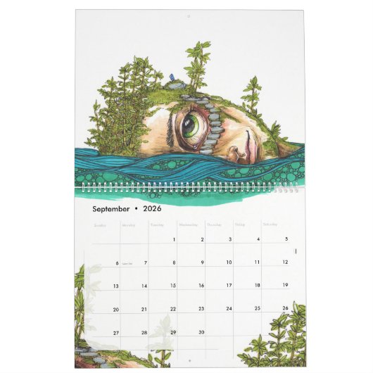 Ben Geiger Art 2025カレンダー カレンダー (9月 2026)