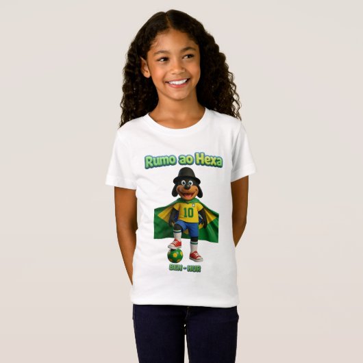 Ben-Hur Craque 10 com Capa da Bandeira Tシャツ (正面フル)