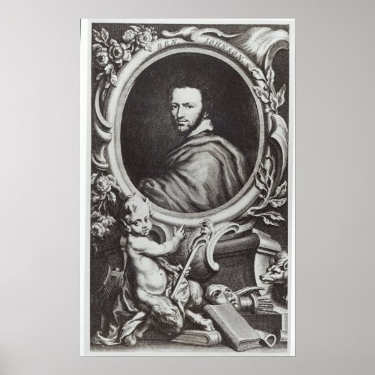 Ben Jonsonイギリスの脚本家 ポスター (正面)