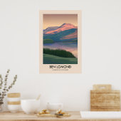 Ben Lomond Munros of Scotland Travel Poster ポスター (キッチン)