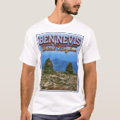 BEN NEVIS MOUNTAIN – フォートウィリアム – スコットランドUK Tシャツ (正面)
