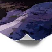 Ben Nevis Scotland Travel Poster Night ポスター (角)