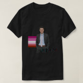 Ben Shapiro HeHim Lesbian Meme Sticker Tシャツ (デザイン正面)