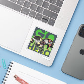 Ben Tennyson, Cannonbolt, and Four Arms - Go Hero シール (ノートパソコンとiPhone)