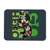 Ben Tennyson, Cannonbolt, and Four Arms - Go Hero マグネット (横)