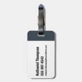 Ben Tennyson, Cannonbolt, and Four Arms - Go Hero ラゲッジタグ (裏面縦)