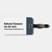 Ben Tennyson, Cannonbolt, and Four Arms - Go Hero ラゲッジタグ (裏面横)