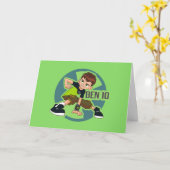 Ben Tennyson Omnitrixグラフィック カード (黄色い花)