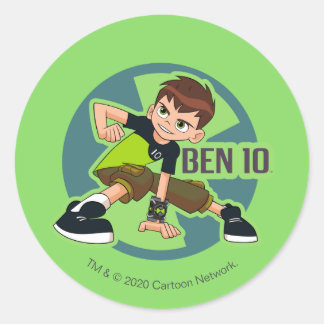 Ben Tennyson Omnitrixグラフィック ラウンドシール