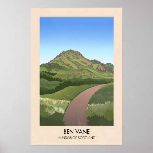 Ben Vane Munros of Scotland Poster ポスター (正面)