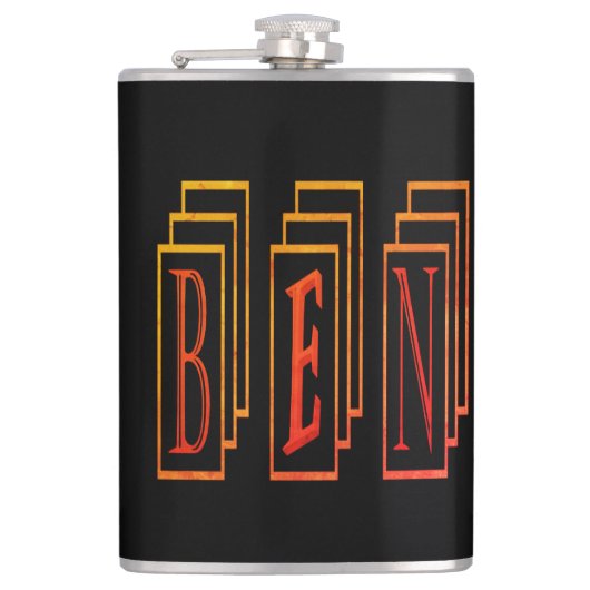Ben wordsグラフィック用 フラスク (正面)