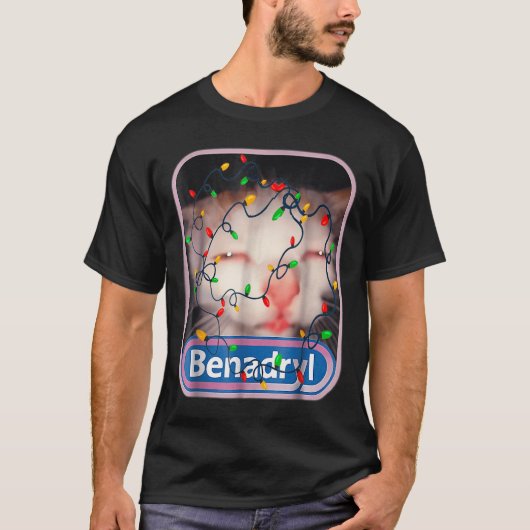 Benadrylsキラキラ可愛い&;猫おもしろいの愛 Tシャツ (正面)