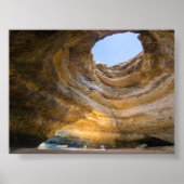 Benagil cave in Algarve ポスター (正面)