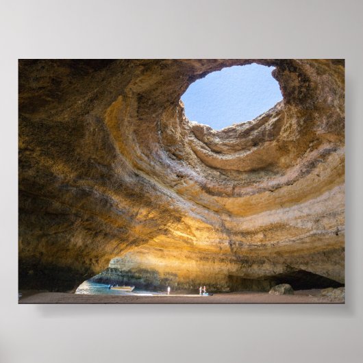 Benagil cave in Algarve ポスター (正面)