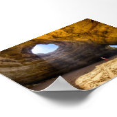 Benagil cave in Algarve ポスター (角)