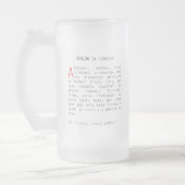 Bênção da cerveja フロストグラスビールジョッキ (左)