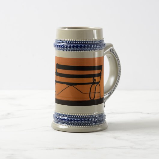 Bench for Us 22 oz Stein ビールジョッキ (正面右)
