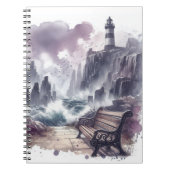 Bench in Front of Light house ノートブック (正面)