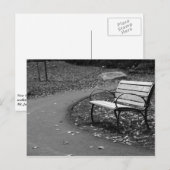 Bench on the Walk ポストカード (正面/裏面)