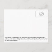 Bench on the Walk 2 ポストカード (裏面)