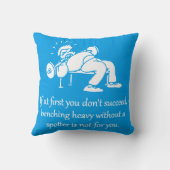 Bench Pressはあなたのためではない、ジムおもしろいやる気を起こさせる クッション (裏面)