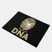 Bench Press Strength Sport DNA Fingerprint Gift Id ドアマット (アングル)