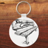 benchwarmers_logo_sharved mid キーホルダー (正面)