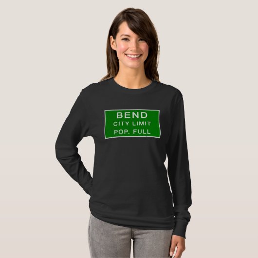 Bend Oregon Population Full Fastest Growing Cities Tシャツ (正面フル)