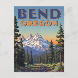 Bend Oregon Travel Postcard ポストカード