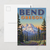 Bend Oregon Travel Postcard ポストカード (正面/裏面)