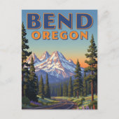 Bend Oregon Travel Postcard ポストカード (正面)