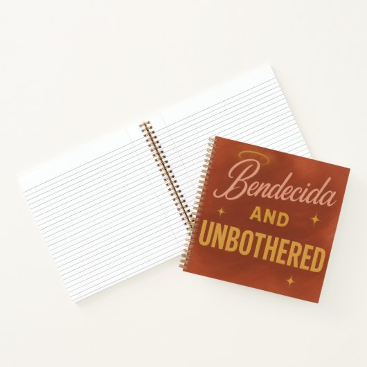 "Bendecida and Unbothered" Custom Journal  ノートブック (内部)