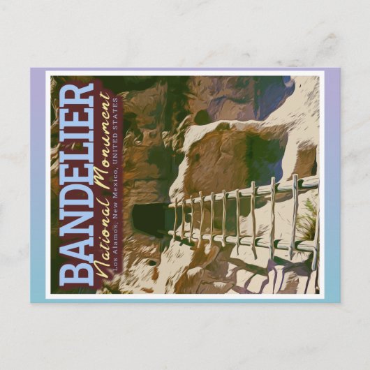 BENDELIER NATIONAL MONUMENT - NEW MEXICO US ポストカード (正面)