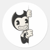 Bendy Sticker | Bendy and the Ink Machine Vinyl Ch ラウンドシール (正面)