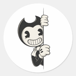 Bendy Sticker | Bendy and the Ink Machine Vinyl Ch ラウンドシール