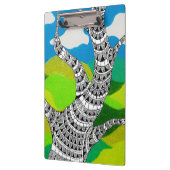 Bendy Tree Design Clouds Grassy Landscape クリップボード (左)