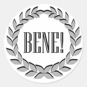 Bene! よい仕事! ラウンドシール