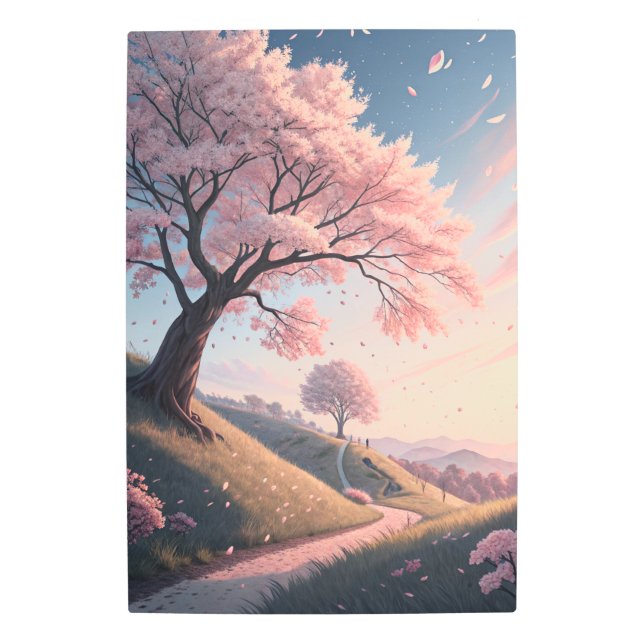 Beneath the Blossom Sky メタルプリント (正面)