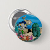 Beneath the Waves - The Buddha Discovery Button 缶バッジ (正面&裏面)