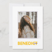 Benedict College Graduation 案内状 (正面)